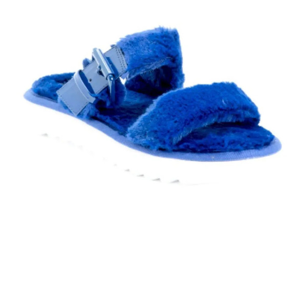Nine West fur slides - Picture 1 of 7